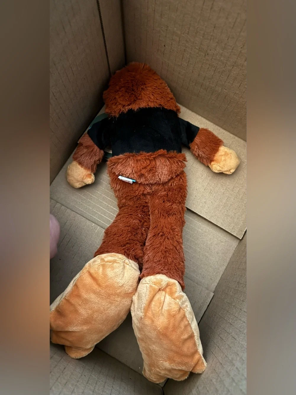 Bark Box big foot plus dog toy in Grrrvana “Nirvana” tee L dog size NEW W/ tags